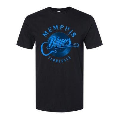 Memphis Tennessee Guitar Vintage Softstyle CVC T-Shirt