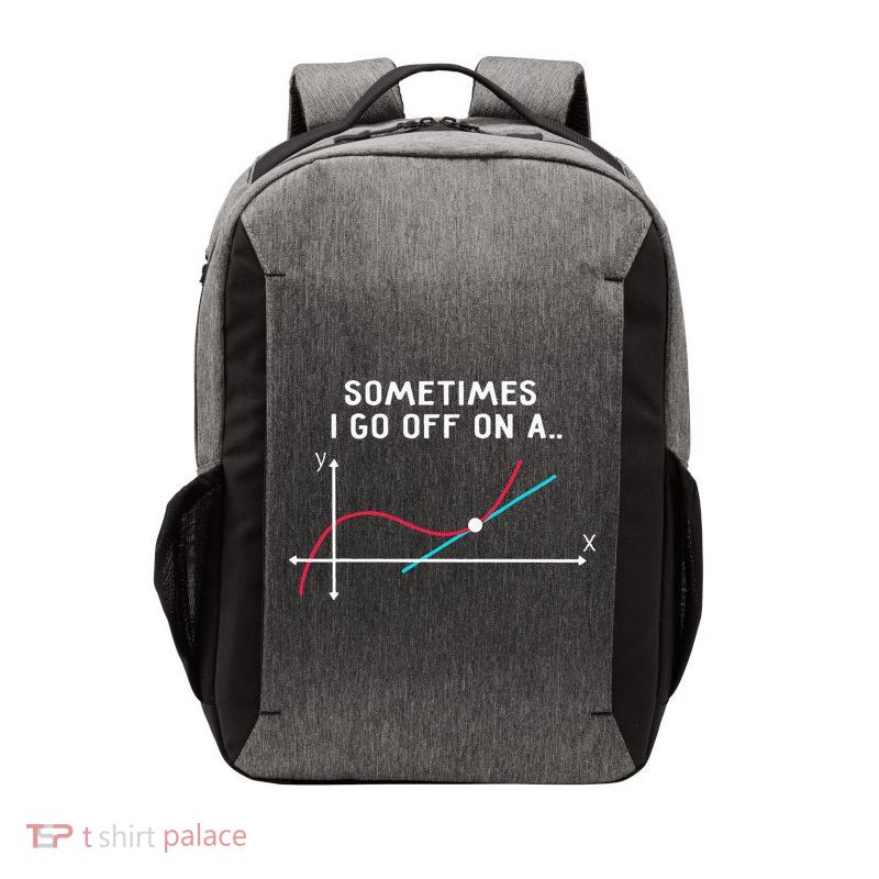 Math Teacher Gifts Sometimes I Go Off On A Tangent Vector Backpack