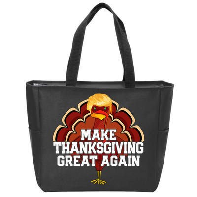 Make Thanksgiving Great Again Trump Zip Tote Bag