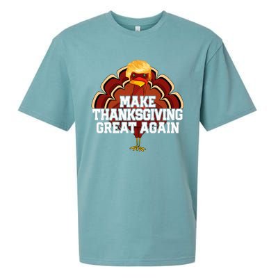 Make Thanksgiving Great Again Trump Sueded Cloud Jersey T-Shirt