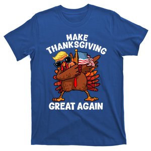 Make Thanksgiving Great Again Dabbing Turkey Trump American Gift T-Shirt