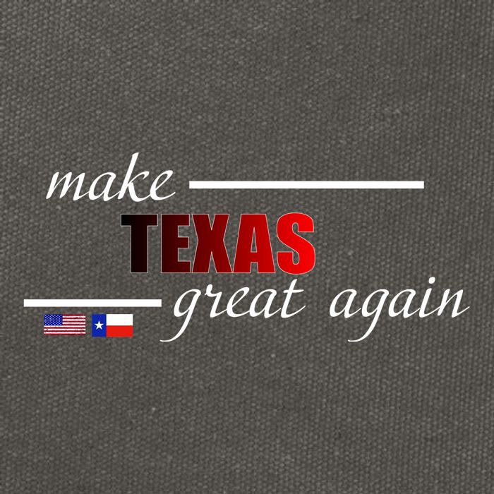 Make Texas Great Again Cotton Canvas Backpack