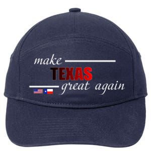 Make Texas Great Again 7-Panel Snapback Hat