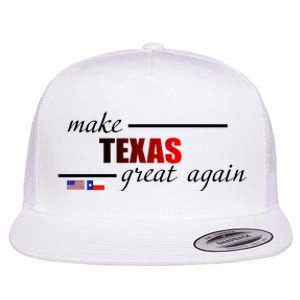 Make Texas Great Again Flat Bill Trucker Hat