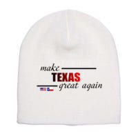 Make Texas Great Again Short Acrylic Beanie