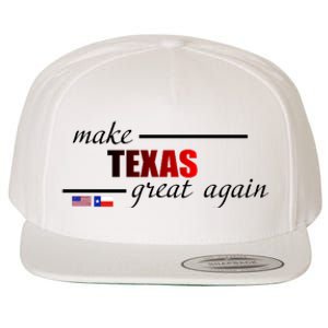 Make Texas Great Again Wool Snapback Cap