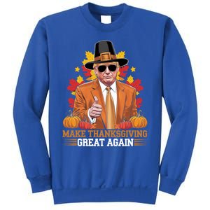 Make Thanksgiving Great Again Funny Trump Cool Gift Sweatshirt