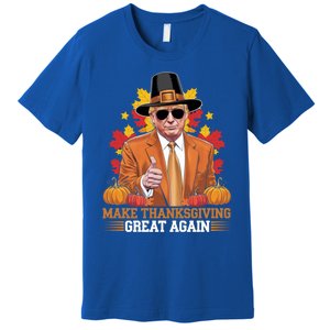 Make Thanksgiving Great Again Funny Trump Cool Gift Premium T-Shirt