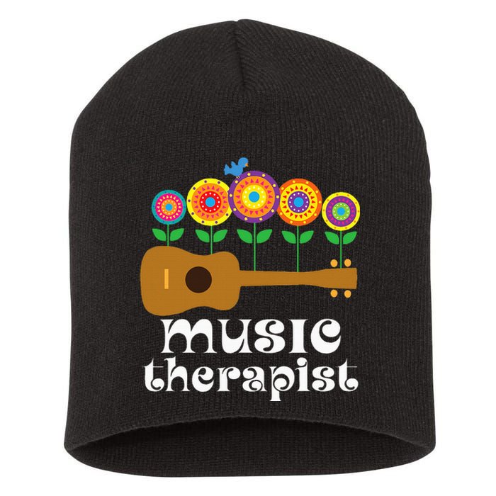 Music Therapist Gift Short Acrylic Beanie