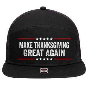 Make Thanksgiving Great Again Thanksgiving Turkey Costume 7 Panel Mesh Trucker Snapback Hat