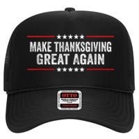 Make Thanksgiving Great Again Thanksgiving Turkey Costume High Crown Mesh Back Trucker Hat