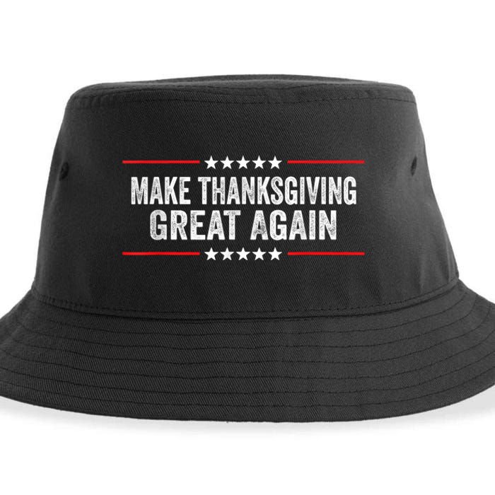 Make Thanksgiving Great Again Thanksgiving Turkey Costume Sustainable Bucket Hat