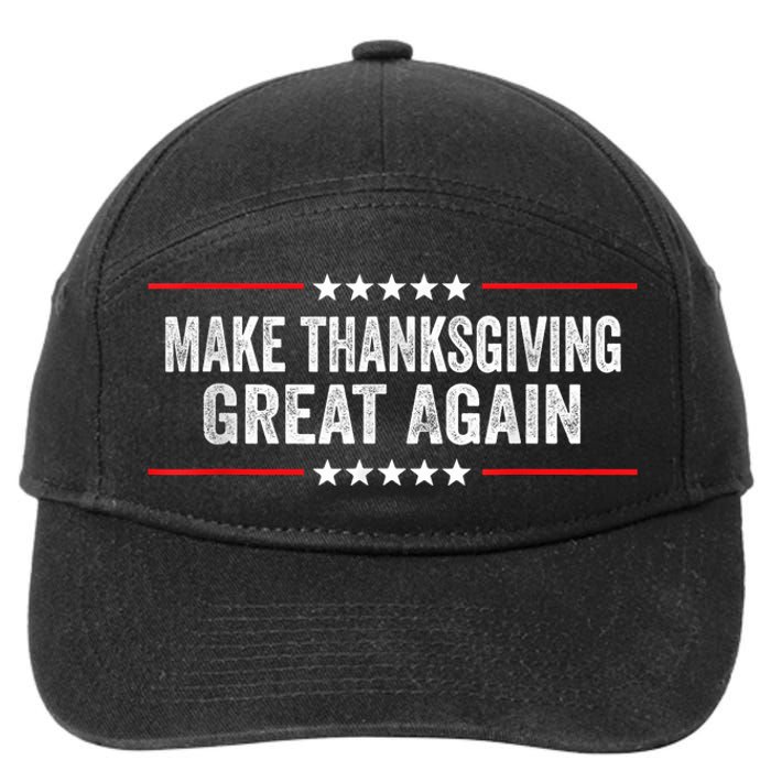 Make Thanksgiving Great Again Thanksgiving Turkey Costume 7-Panel Snapback Hat