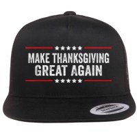 Make Thanksgiving Great Again Thanksgiving Turkey Costume Flat Bill Trucker Hat