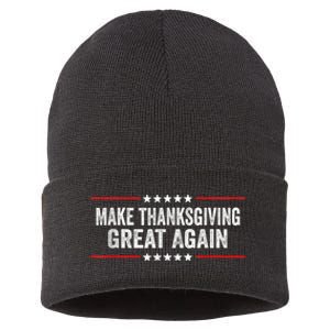 Make Thanksgiving Great Again Thanksgiving Turkey Costume Sustainable Knit Beanie