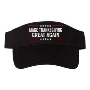 Make Thanksgiving Great Again Thanksgiving Turkey Costume Valucap Bio-Washed Visor