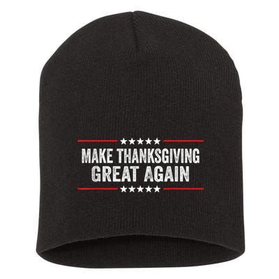 Make Thanksgiving Great Again Thanksgiving Turkey Costume Short Acrylic Beanie