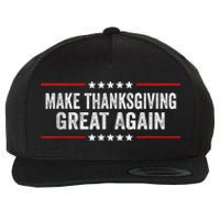 Make Thanksgiving Great Again Thanksgiving Turkey Costume Wool Snapback Cap