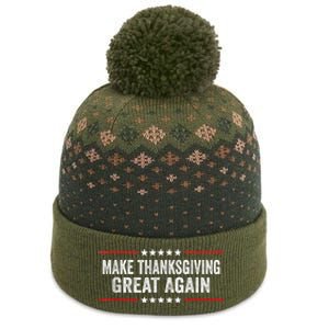 Make Thanksgiving Great Again Thanksgiving Turkey Costume The Baniff Cuffed Pom Beanie