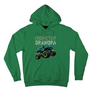 Monster Truck Grandpa Family Matching Monster Truck Lovers Hoodie