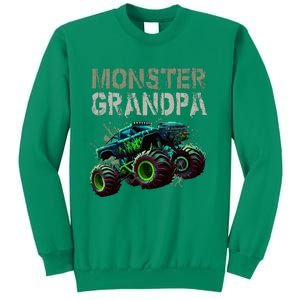 Monster Truck Grandpa Family Matching Monster Truck Lovers Sweatshirt