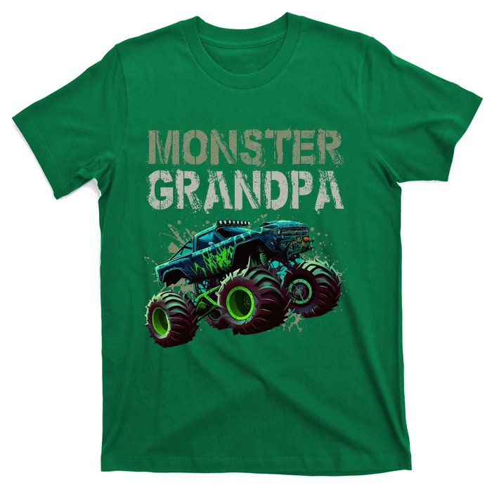 Monster Truck Grandpa Family Matching Monster Truck Lovers T-Shirt