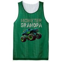 Monster Truck Grandpa Family Matching Monster Truck Lovers Mesh Reversible Basketball Jersey Tank