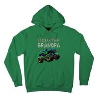 Monster Truck Grandpa Family Matching Monster Truck Lovers Tall Hoodie