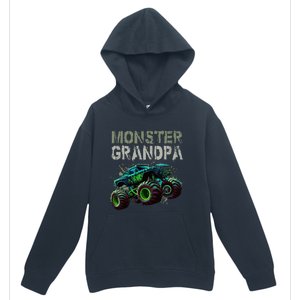 Monster Truck Grandpa Family Matching Monster Truck Lovers Urban Pullover Hoodie