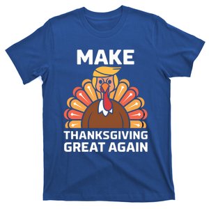 Make Thanksgiving Great Again Funny Trump Turkey Fall Design Gift T-Shirt