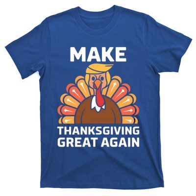 Make Thanksgiving Great Again Funny Trump Turkey Fall Design Gift T-Shirt