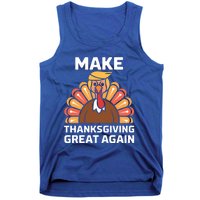 Make Thanksgiving Great Again Funny Trump Turkey Fall Design Gift Tank Top