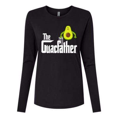 Men The Guac Father Funny Guacamole Avocado Lover Womens Cotton Relaxed Long Sleeve T-Shirt