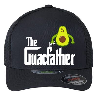 Men The Guac Father Funny Guacamole Avocado Lover Flexfit Unipanel Trucker Cap