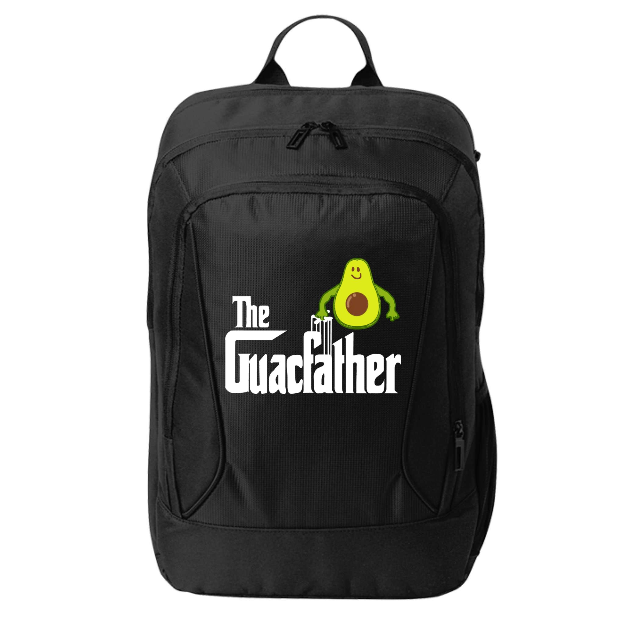 Men The Guac Father Funny Guacamole Avocado Lover City Backpack