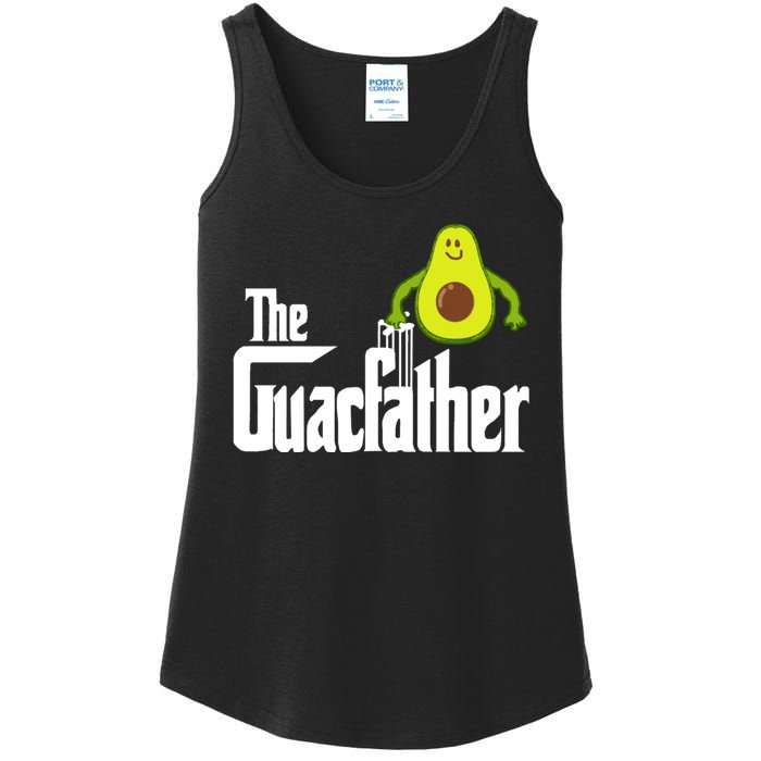 Men The Guac Father Funny Guacamole Avocado Lover Ladies Essential Tank