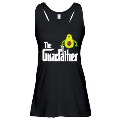 Men The Guac Father Funny Guacamole Avocado Lover Ladies Essential Flowy Tank