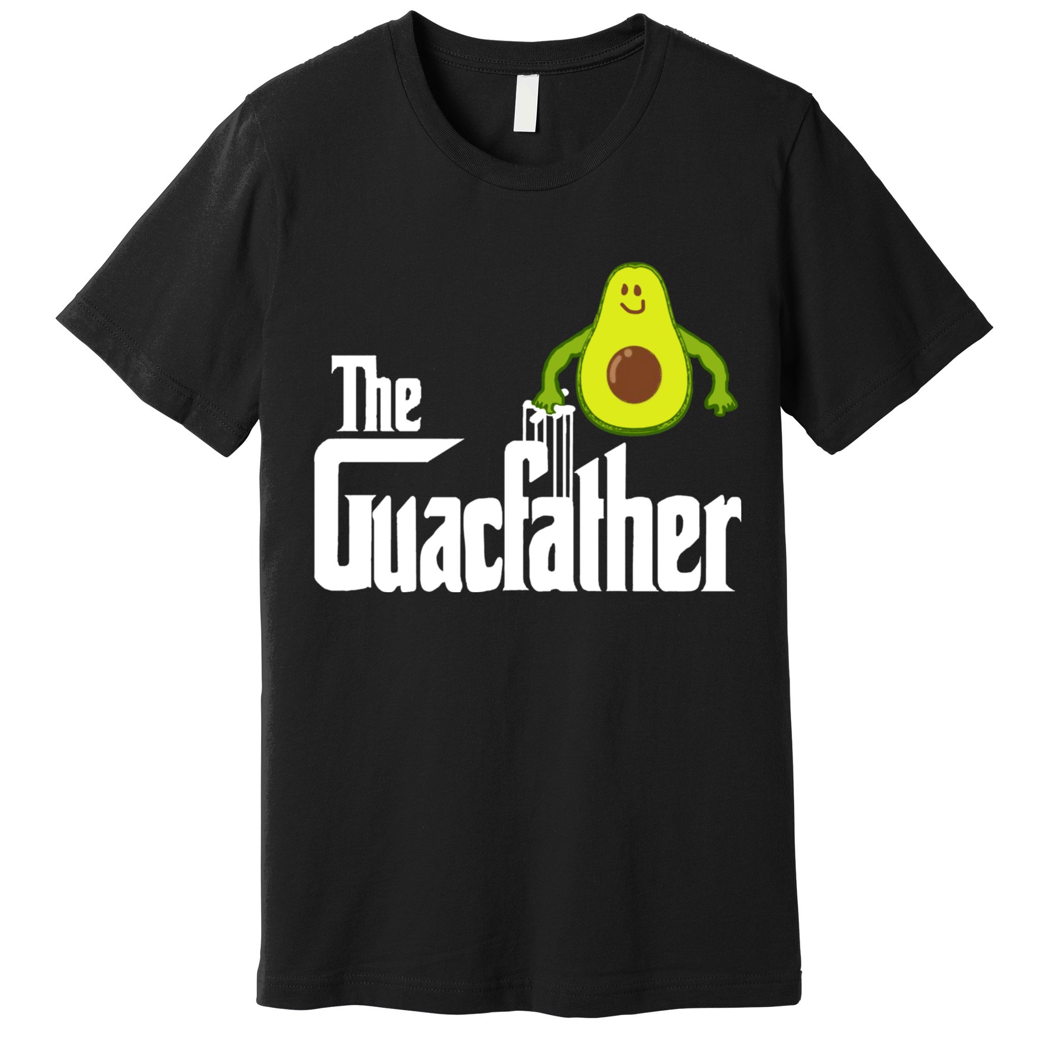 Men The Guac Father Funny Guacamole Avocado Lover Premium T-Shirt