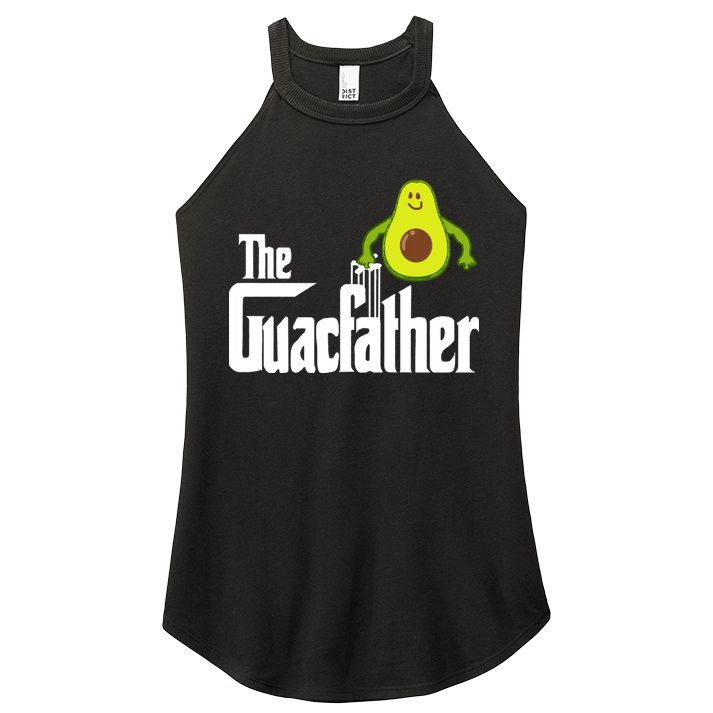 Men The Guac Father Funny Guacamole Avocado Lover Women's Perfect Tri Rocker Tank