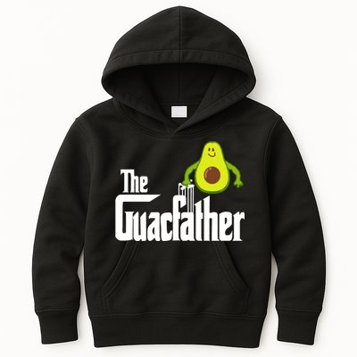 Men The Guac Father Funny Guacamole Avocado Lover Kids Hoodie