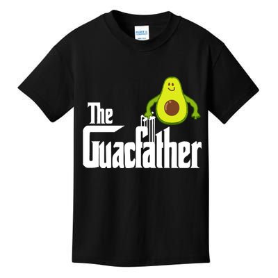 Men The Guac Father Funny Guacamole Avocado Lover Kids T-Shirt