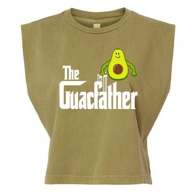 Men The Guac Father Funny Guacamole Avocado Lover Garment-Dyed Women's Muscle Tee