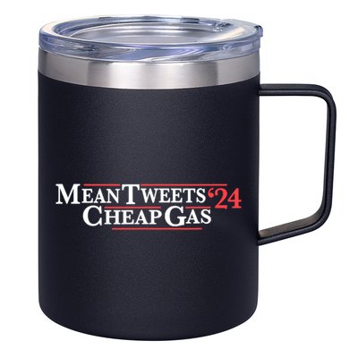 Mean Tweets Gas 2024 12oz Stainless Steel Coffee Mug