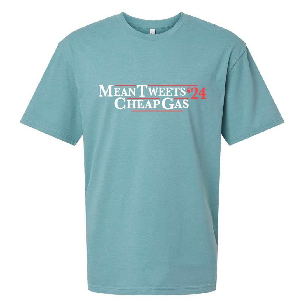 Mean Tweets Gas 2024 Sueded Cloud Jersey T-Shirt
