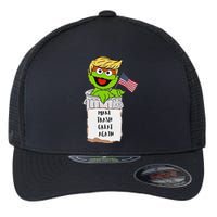 Make Trash Great Again Trump Garbage Reference Flexfit Unipanel Trucker Cap