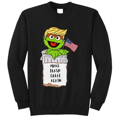 Make Trash Great Again Trump Garbage Reference Sweatshirt