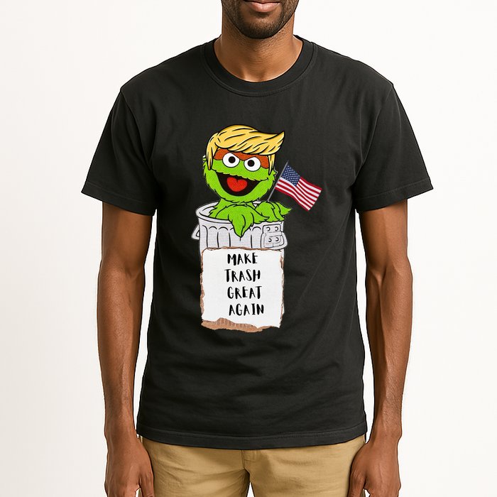 Make Trash Great Again Trump Garbage Reference Tall T-Shirt