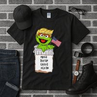Make Trash Great Again Trump Garbage Reference Tall T-Shirt