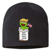 Make Trash Great Again Trump Garbage Reference Sustainable Beanie