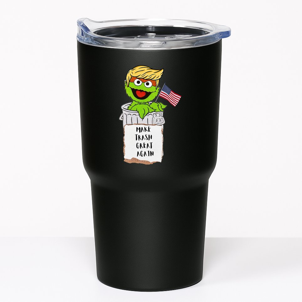 Make Trash Great Again Trump Garbage Reference Tumbler